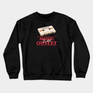 Music is my Outlet Hip Hop Crewneck Sweatshirt